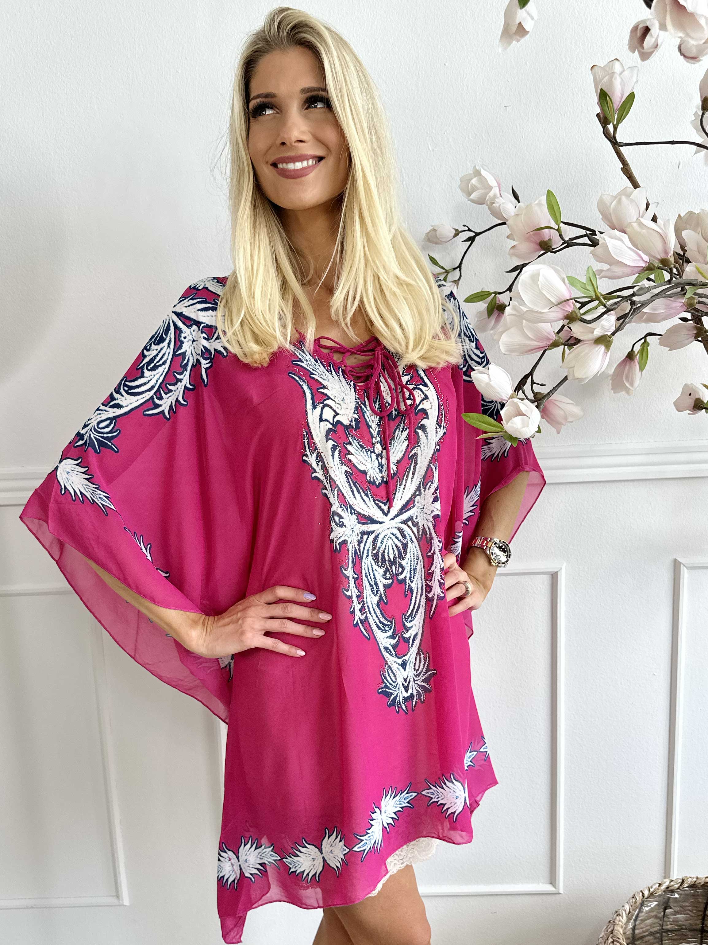 Josefina - Semitransparent tunika med snøre